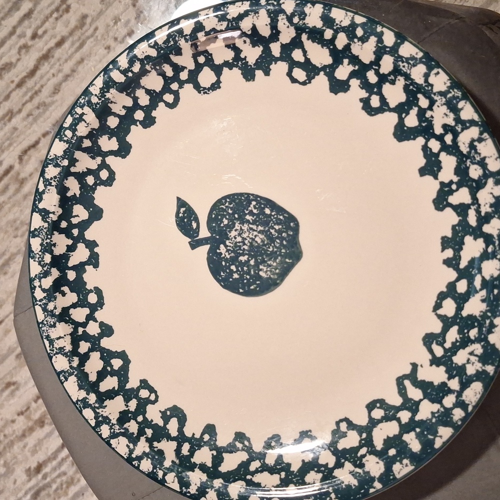 Vtg Folk Craft by Tienshan  serving dish